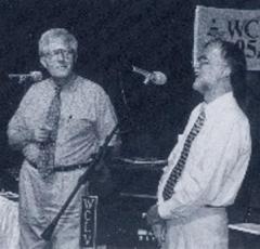 Bill Rudman & WCLV FM President Robert Conrad Launch "Broadway Melody" In 1983