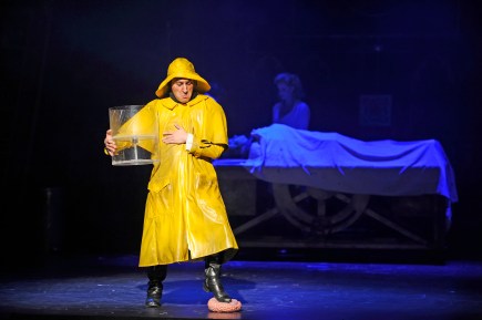 "OOPS!" Ben Liebert steps to it as "Eye-Gore"