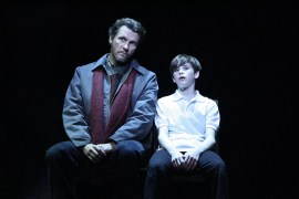 "We will go and we will shine and we will go and seize the time." David Atkinson Is Jackie Elliot With Mitchell Tobin As His Son, Billy
