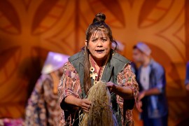 "Bloody Mary's chewin' Betel Nuts --and she don't use Pepsodent!" Jodi Kimura is "Bloody Mary"