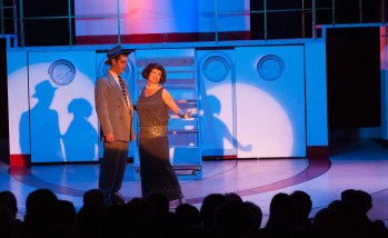 "I hate parading my serenading 'cause I'll probably miss a bar; but if this ditty is not so pretty, at least it'll tell you how great you are!" (Adriana Sanchez Is Reno Sweeney With Alex Bodrero As Billy Crocker)