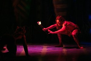 Devin Archer as “Tarzan” meets up with an old Nemesis, Remmie Bourgeois as “The Leopard”