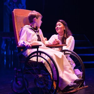 “Lift me up and lead me to the garden, where life begins anew. Where I'll find you, and I'll find you love me too.” Connor Dapkus as “Colin Craven” dreams he’s visited by Erika Baldwin as his mother, “Lily”