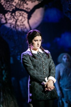 “I don't have a sunny disposition. I'm not known for being too amused. My demeanor's locked in one position. See my face? I'm enthused.” (Michaela Martinez is "Wednesday") 