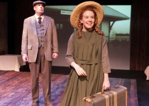 “Home! What lovely sound—almost Angelic! I don’t know if I’ll ever get used to it!” Angela Griswold as “Anne Shirley” meets Corky Loupe as “Matthew Cuthbert” 