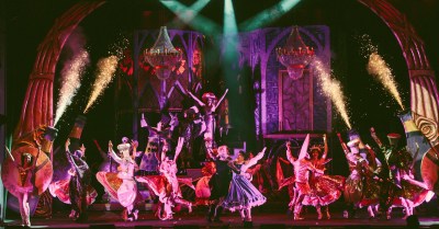 “Be our guest! Be our guest! Our command is your request! It's been years since we've had anybody here, and we're obsessed…” Afton Quast as “Belle” joins Dennis Kyle as “Lumiere” and the Company of 3-D Theatrical’s “Beauty And The Beast” 