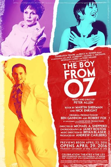 “The Celebration Theatre” @ “The Lex” Presents The West Coast Premiere Of “The Boy From OZ” April 29th–June 19th 2016. 6760 Lexington Avenue, Los Angeles, CA (www.celebrationtheatre.com)