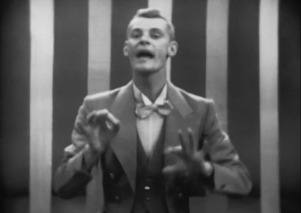 “What a show! What a situation! Can you conceive it? If you saw it on the stage you wouldn’t believe it!” Carlton Carpenter is “Russell Paxton” (Here as the “Dream Ringmaster” in “The Circus Dream” portion of “Lady In The Dark”)