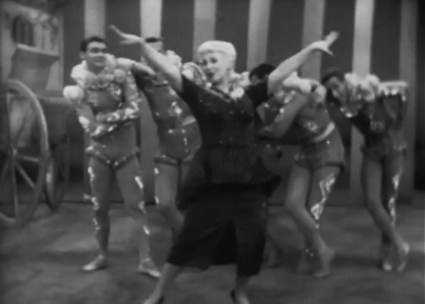 “Jenny made her mind up at seventy-five, that she would live to be the oldest woman alive—but gin and rum and destiny play funny tricks—and Jenny kicked the bucket at seventy-six!” Ann Sothern as “Liza Elliott” relates “The Saga Of Jenny” 