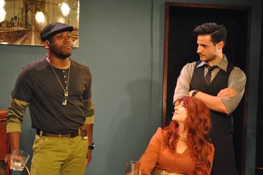  “Carry me on…speak my name, and I'll rise into the sky. Carry me on…” Kenny Gary as “Man 1” sings of love everlasting and life eternal in “Flying Home” (with Teresa Tracy as “Woman 2” and Matt Mancuso as “Man 2”)