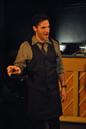 “Here's a piece of advice I got from a little bird : The flames can get you stirred—but it's the cold that leaves you shaken!” Matt Mancuso as “Man 2” has a little advice for the lovelorn with “She Cries”