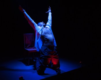 “Johanna, Johanna, I cannot keep you any longer. The world is at your window, you want to fly away! You stir me, Johanna, so suddenly a woman—I cannot watch one more day!” Tom Patrick as “Judge Turpin” tries to ‘pray’ the temptation away in “One More Productions’ “Sweeney Todd, The Demon Barber Of Fleet Street”