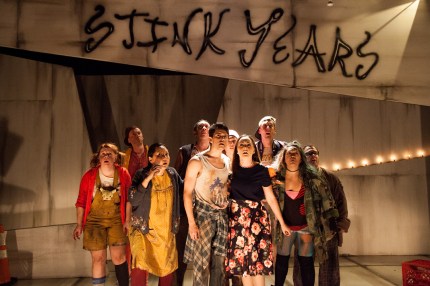 “Rich folks get the good life, Poor folks get the woe; in the end, it's nothing you don't know--You're at Urinetown! On with the show!” The cast of “The Coeurage Theatre Company’s” 2017 production of “Urinetown: The Musical”